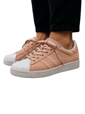 Adidas‎ Genuine Suede Skate Boarding Superstar Vulc Rose Pink Trainer Sneakers